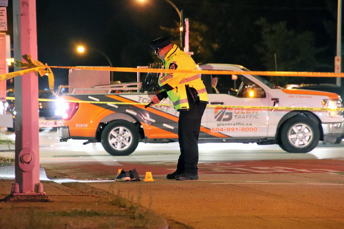 Pedestrian hit by bus in Surrey last month has died: SPS