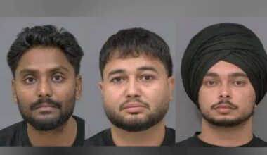 Three Charged After Illegal Handgun Seized in Brampton