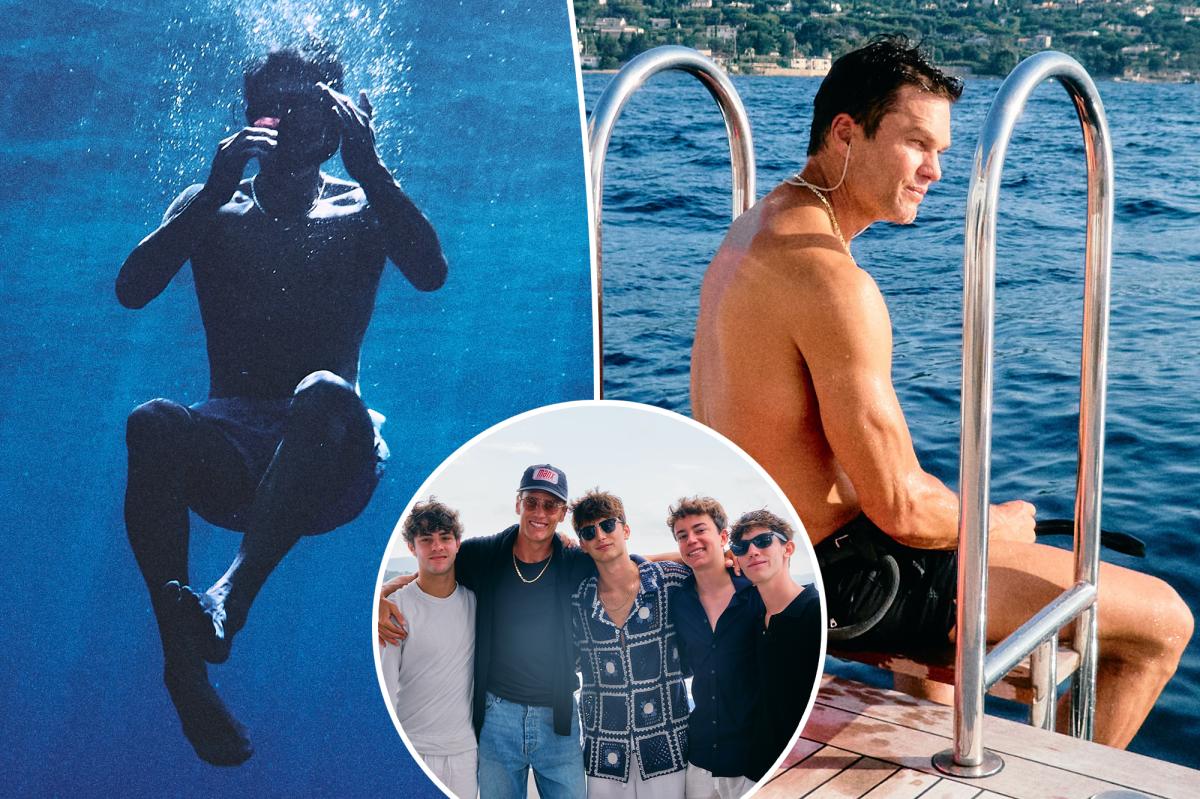 Tom Brady shares inside look at lavish 49th birthday yacht trip with his kids