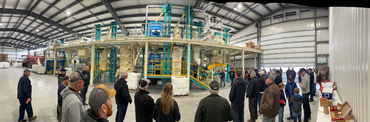 A panoramic shot of Martin and Vanderloo's demonstration plant