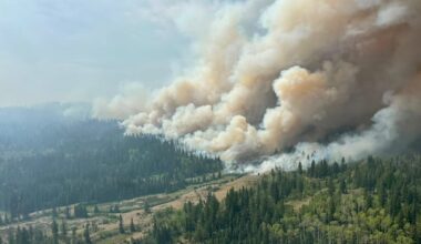 Wind, lightning in forecast as cold front adds new challenge in B.C. wildfire fight