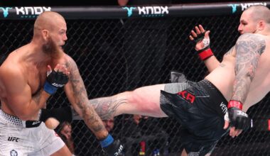 UFC Belgrade video: Jovan Leka destroys Alexander Poppeck with loud body kick knockout
