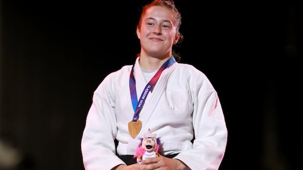 Laurence Biron earns Canada's 3rd judo gold; all eyes on Canada's relay teams at Commonwealth Games