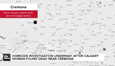 Homicide investigation underway after Calgary woman found dead near Cremona