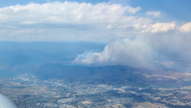 Multiple evacuation orders issued as wildfire along Okanagan Lake grows