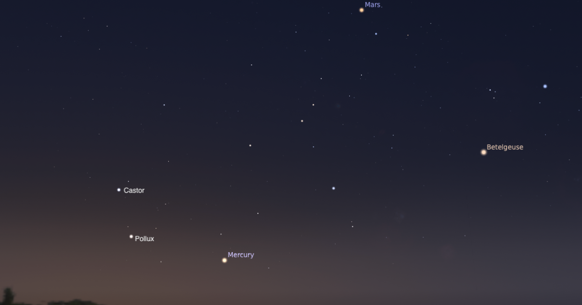The Sky Today on Sunday, August 2: Mercury at greatest western elongation
