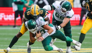 Stevens helps Riders edge West-leading Elks 28-26 in front of 31,757 fans in Edmonton