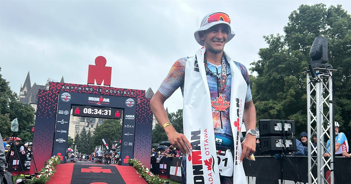 Ottawa Ironman: 23-year-old Kiyan Sunderji places first