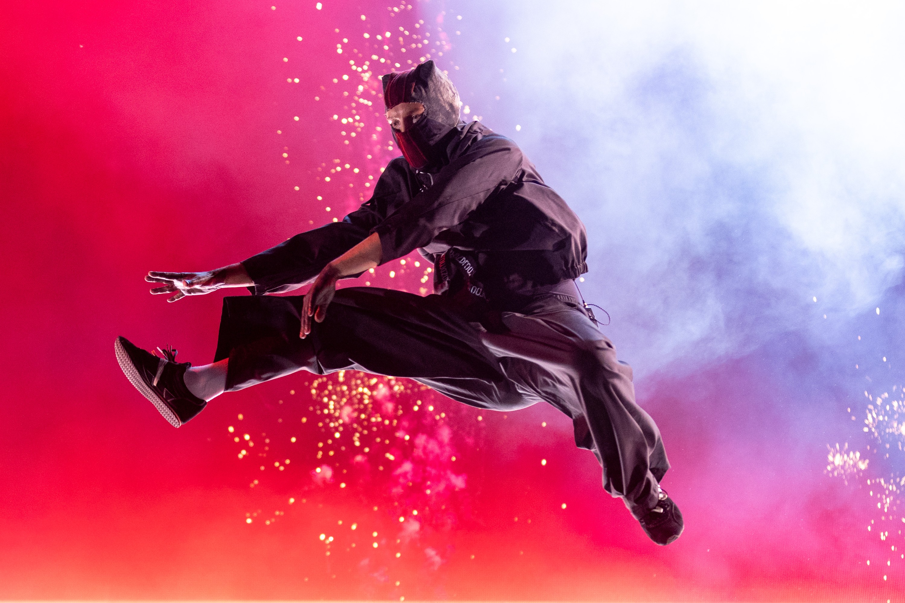 Tyler Joseph of Twenty One Pilots performs at the Osheaga Music and Arts Festival
