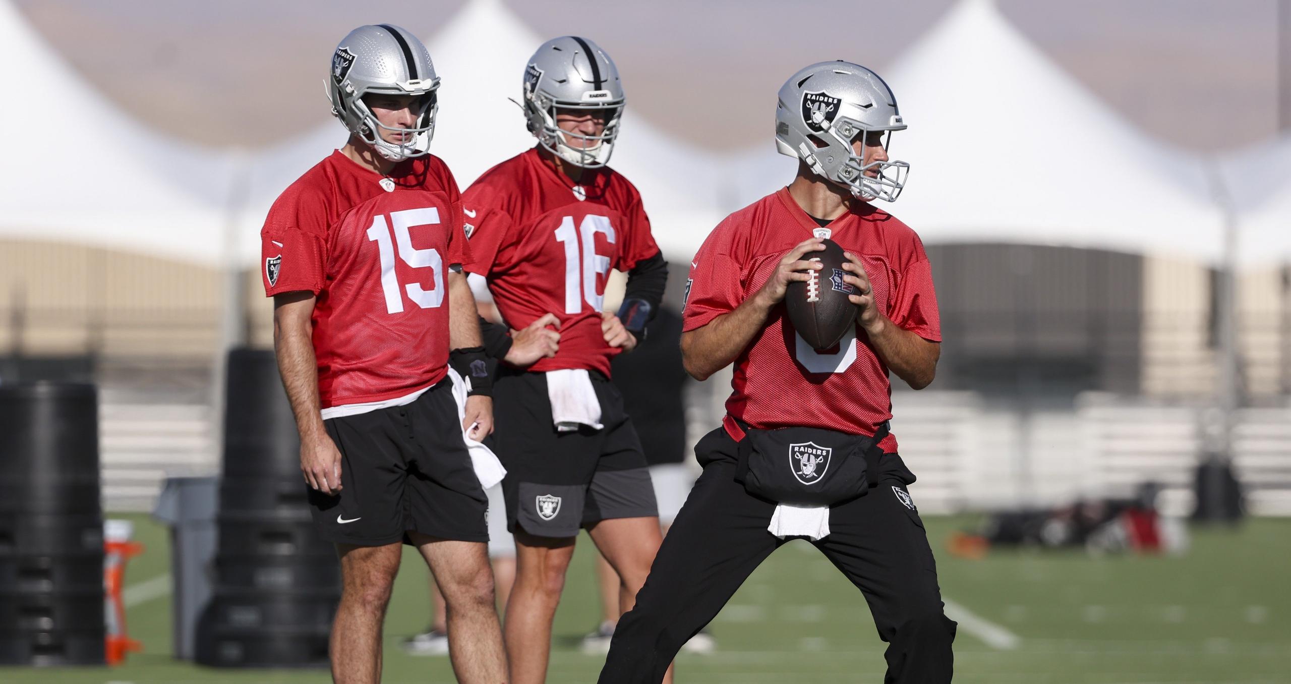 Raiders at training camp
