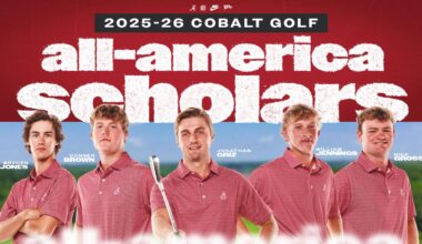 Five Alabama Men’s Golfers Named Cobalt All-America Scholars