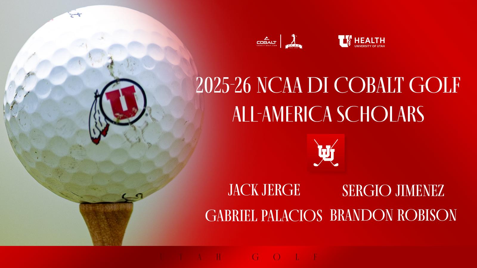 Four from Utah Earn Cobalt Golf All-America Scholar Recognition