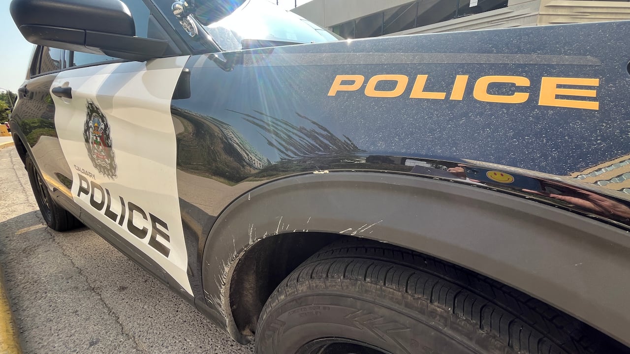 Calgary police car cruiser law enforcement cops CPS crime 6155