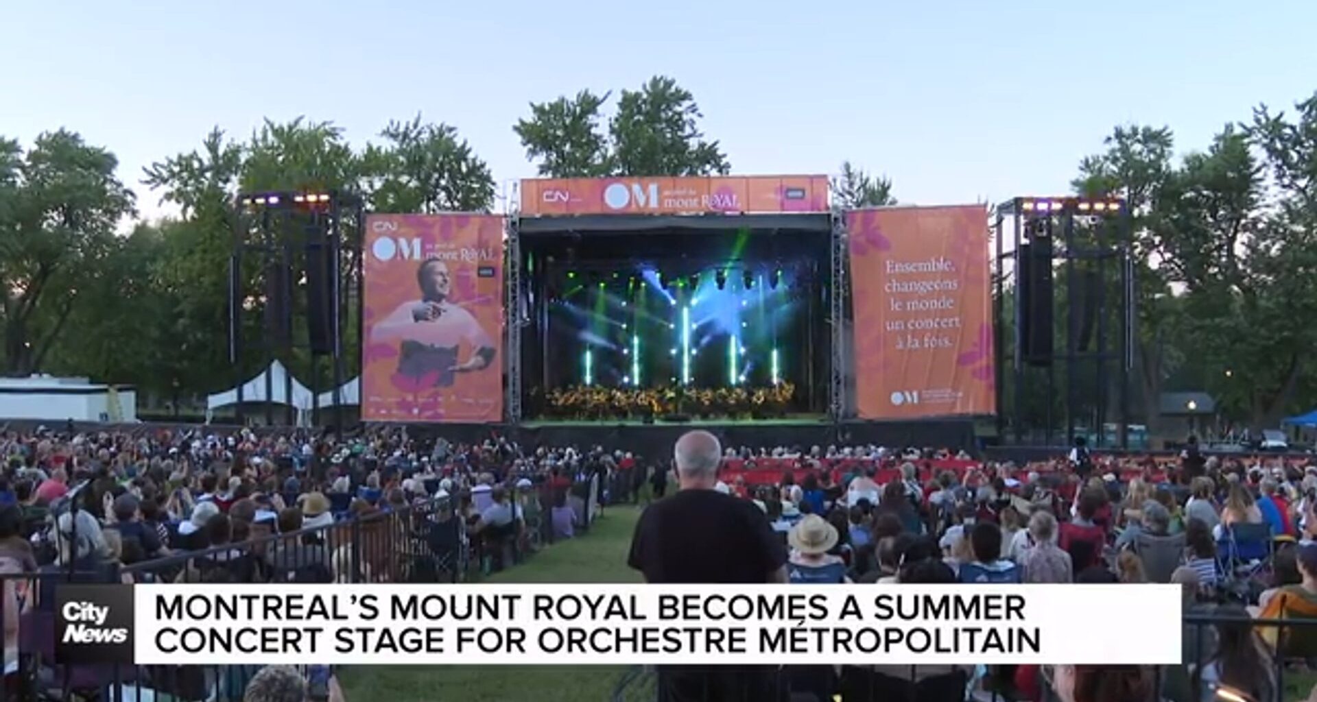 Montreal’s Mount Royal becomes stage for Orchestre Métropolitain