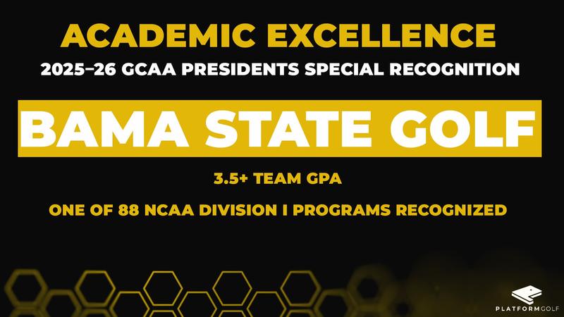 GCAA and PLATFORM Honor ASU Men’s Golf with President's Special Academic Recognition