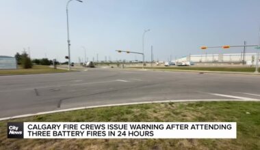Calgary fire crews issue warning after attending three battery fires in 24 hours