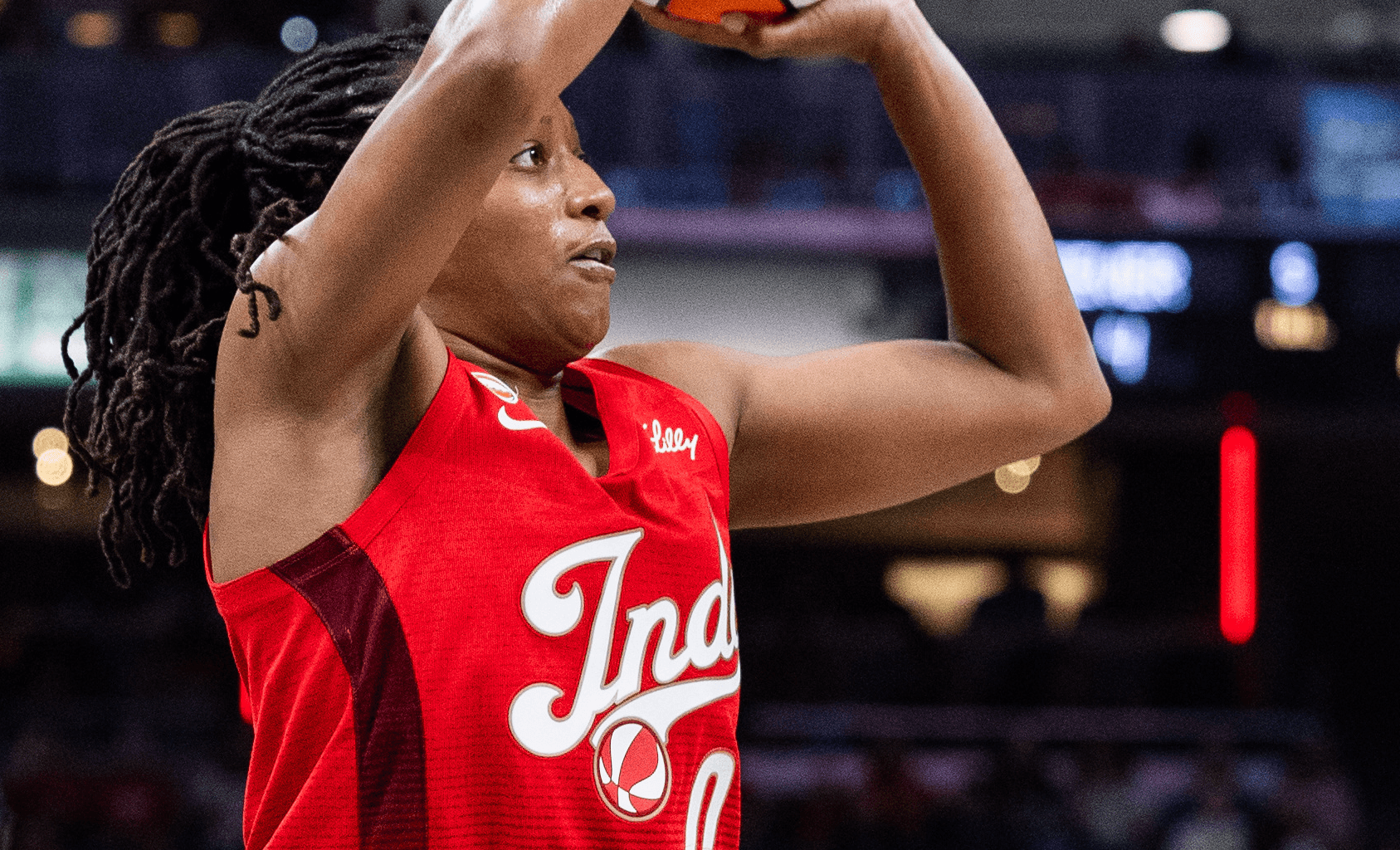 Kelsey Mitchell of the Indiana Fever WNBA