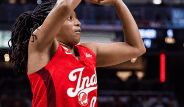 Kelsey Mitchell of the Indiana Fever WNBA