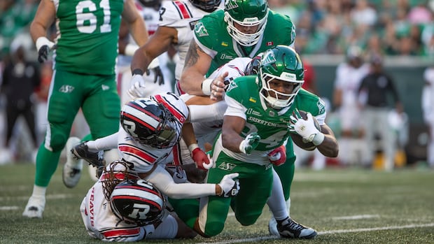Roughriders keep Redblacks' losing streak going with a 42-20 win
