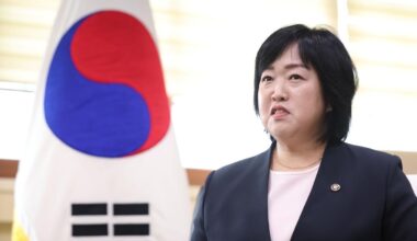 Military Manpower Administration (MMA) Commissioner Hong So-young speaks during an interview with Yonhap News Agency at the MMA