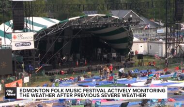 Edmonton Folk Music Festival actively monitoring the weather after previous severe weather