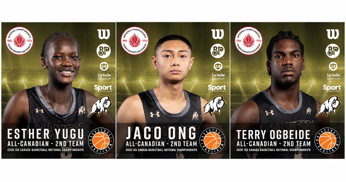 Three Manitoba Athletes Named All-Canadians at 2026 Canada Basketball 15U and 17U National Championships