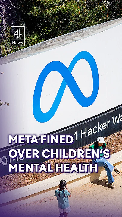 Meta fined £421 million over mental health risks to children - YouTube