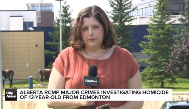 Alberta RCMP major crimes investigating homicide of 12-year-old from Edmonton