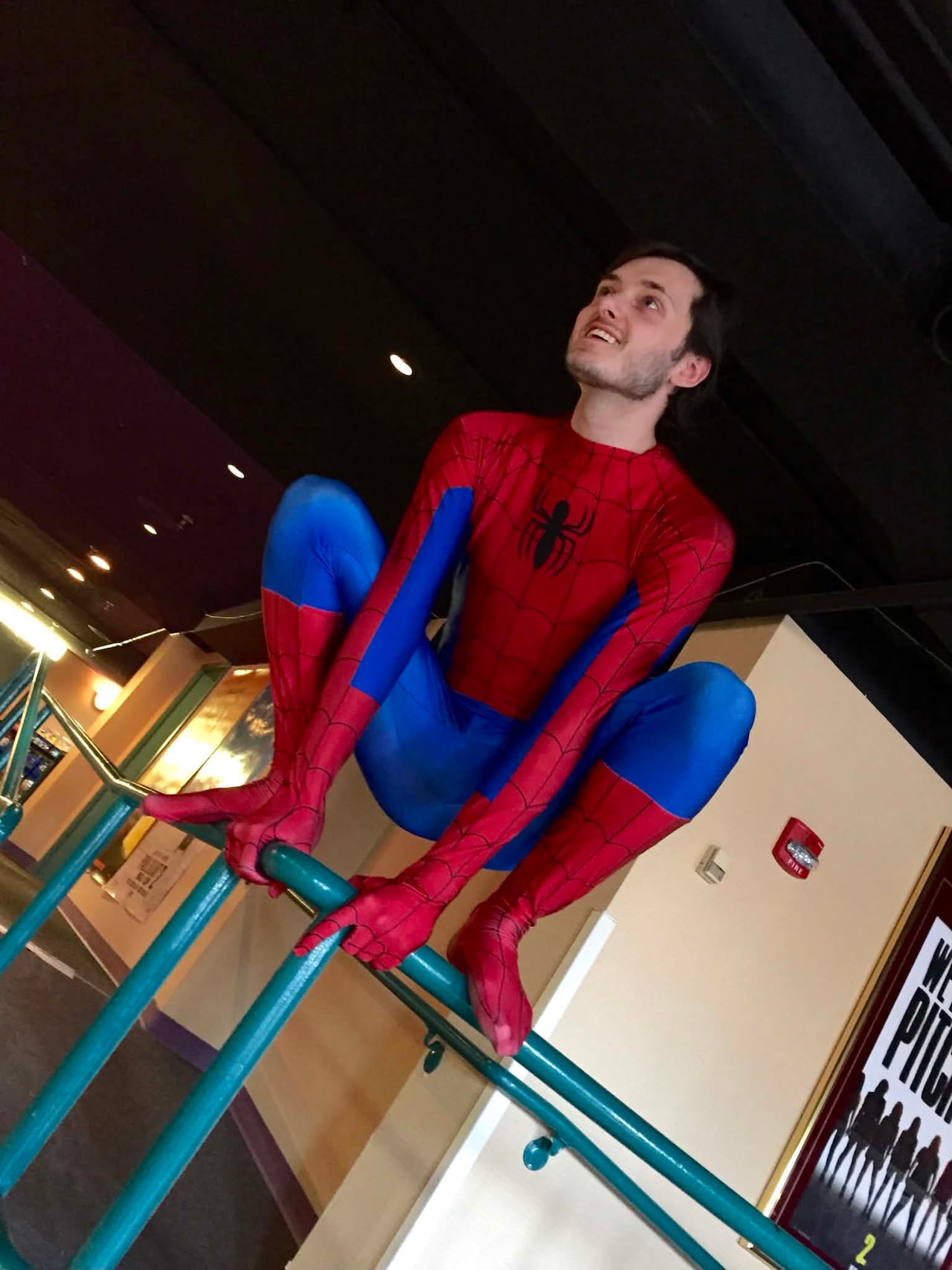 Man in a Spider-Man suit