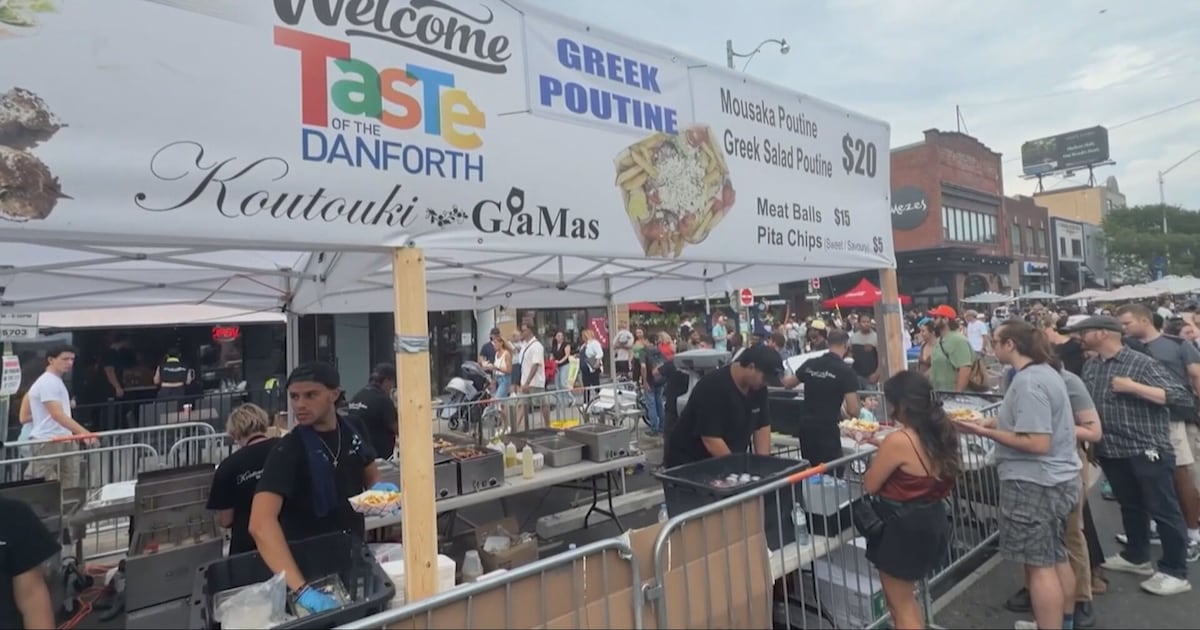 Taste of the Danforth: 2 million people visit festival after 2-year hiatus, organizers say