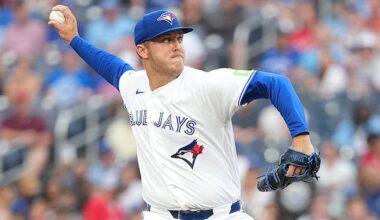 Blue Jays pitcher Jameson Taillon placed on injured list with forearm tendinitis