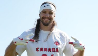 Former CFL player Dequoy back playing football with Canadian men's flag team