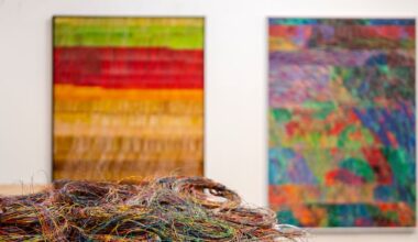 Why this artist makes tapestries from telecom wire