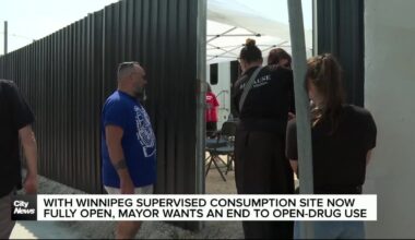 With Winnipeg supervised consumption site now fully open, mayor wants an end to open-drug use