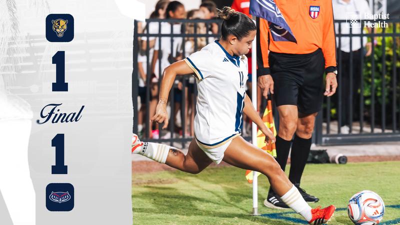 Women's Soccer Draws in Opening Match of the Season