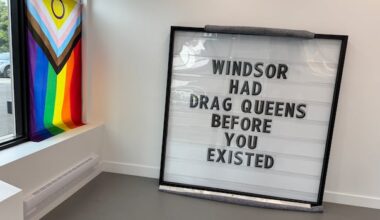 A Windsor artist-run centre has taken down a drag-themed public art project — here's what happened