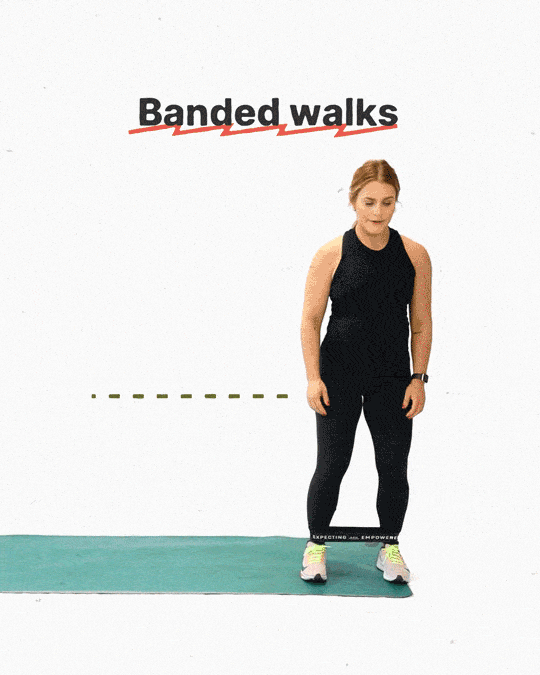 Banded walks