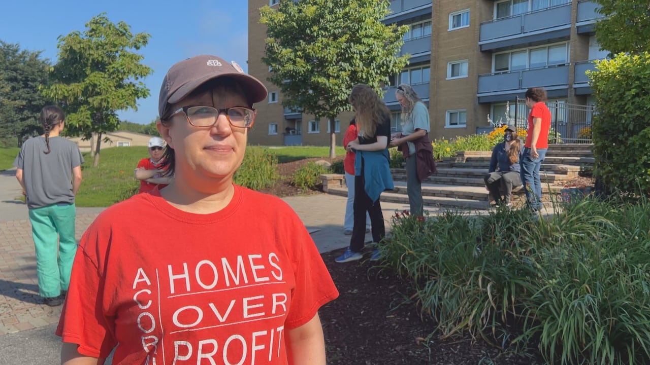 Norma-Jean Quibell is one of many Accora Village residents concerned that the development will raise rent prices in the community.