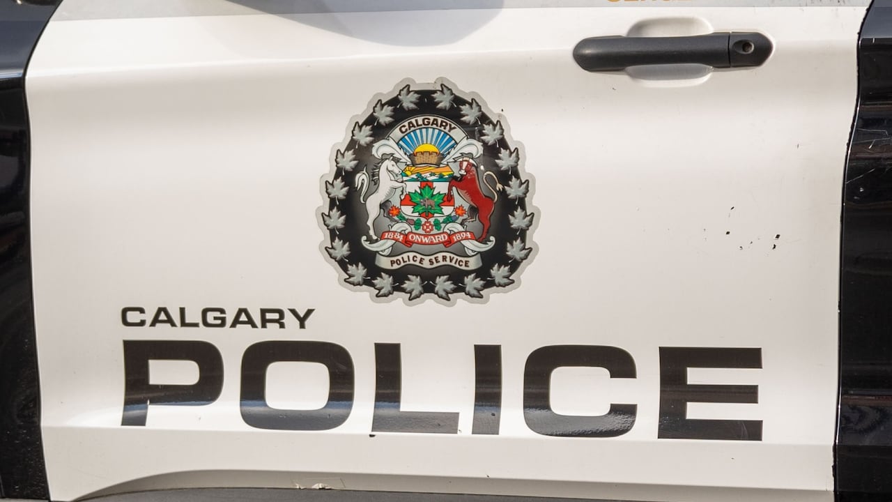 A Calgary Police Service vehicle.