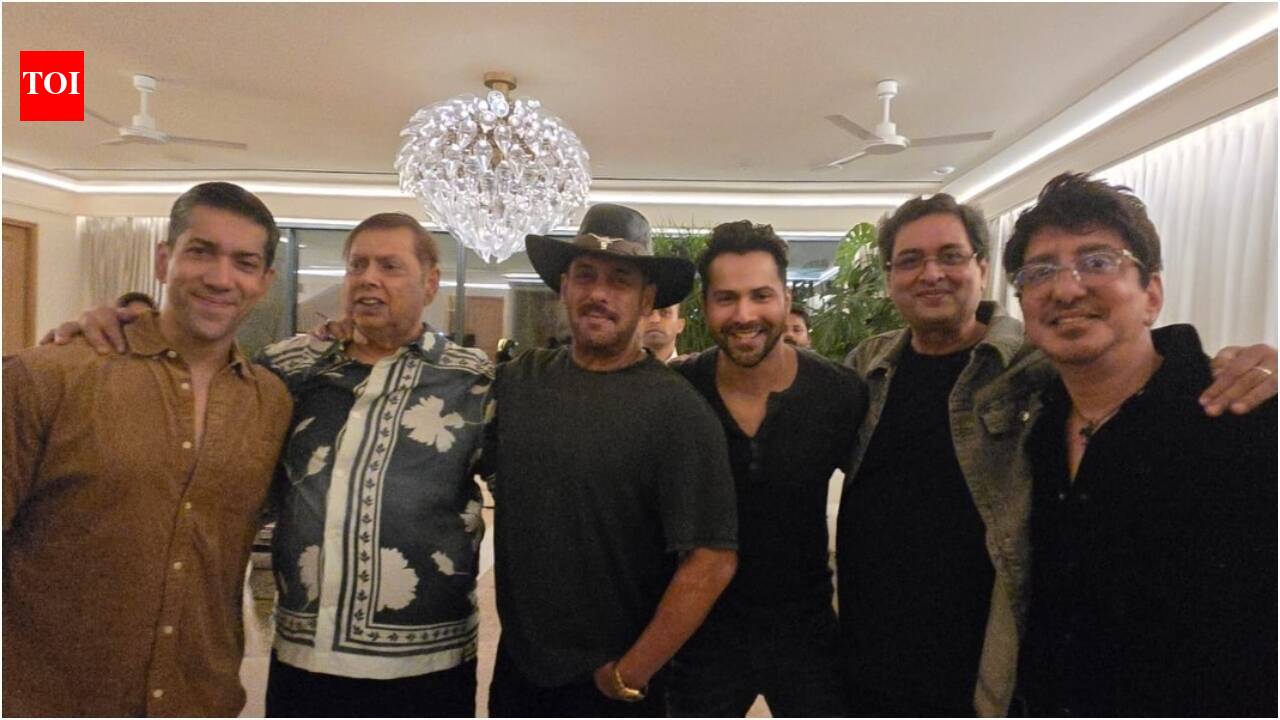 David Dhawan turns 75: Salman Khan, Varun Dhawan attend birthday celebrations