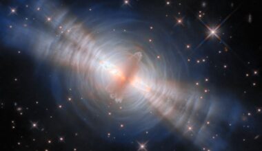 NASA’s Hubble Captures Light Show Around Rapidly Dying Star