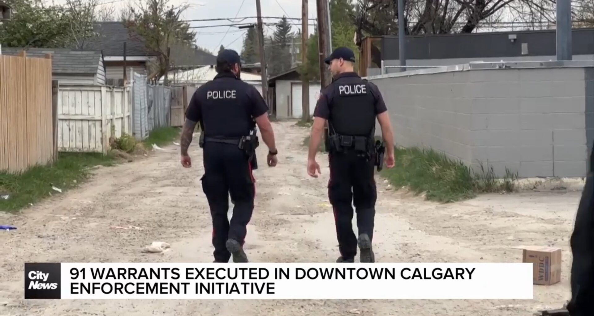 91 warrants executed in downtown Calgary enforcement initiative