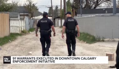 91 warrants executed in downtown Calgary enforcement initiative