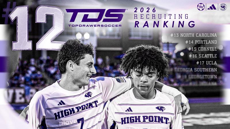 2026 HPU Men's Soccer Recruiting Class Ranked No. 12 by TopDrawerSoccer