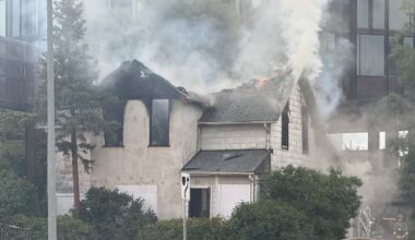 Boarded-up house burns off Disraeli Freeway in central Winnipeg