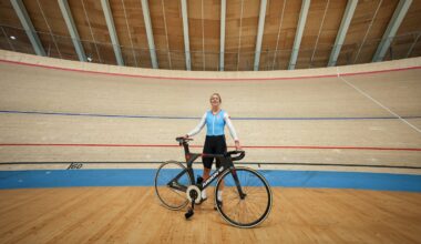 New Edmonton velodrome puts Olympic cycling champion Kelsey Mitchell back on track