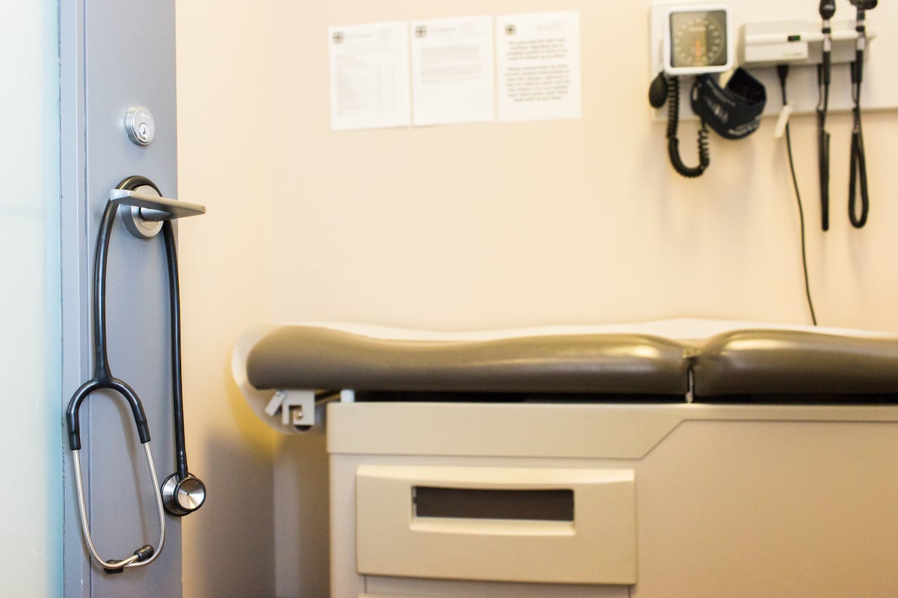 An empty doctor's office