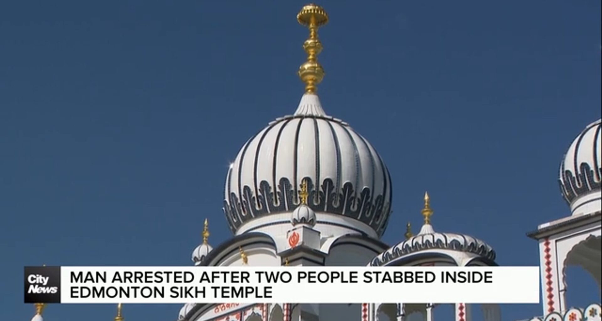 Man arrested after stabbing two people inside Edmonton Sikh temple