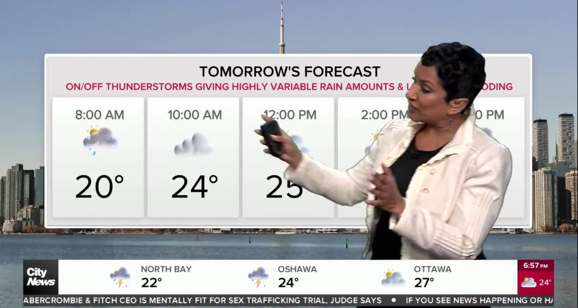Wet, stormy weekend in store for Toronto