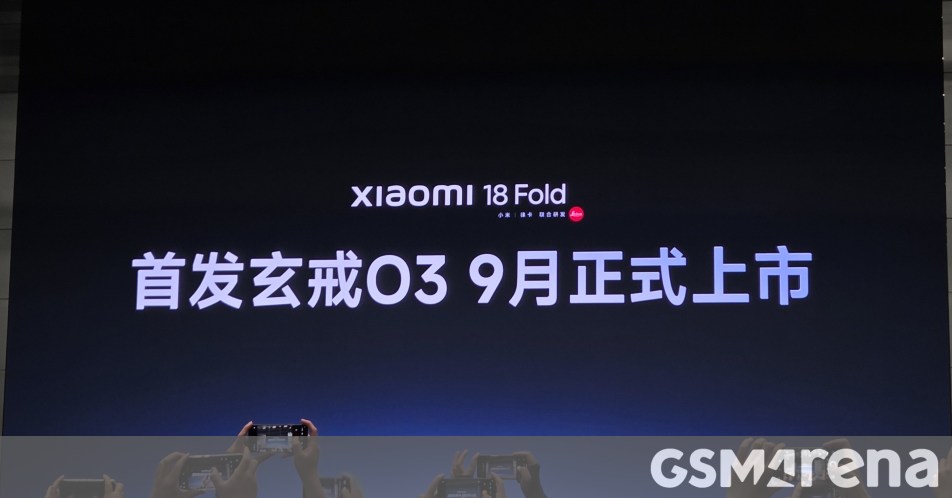Xiaomi 18 Fold is officially coming in September with the monstrous Xring O3 chipset